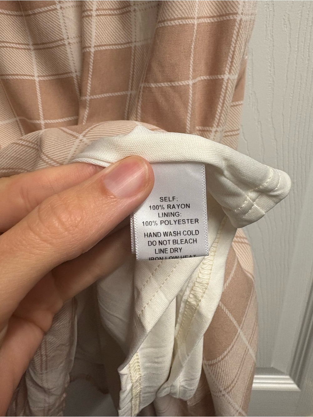 Promesa Boutique Plaid Mini Dress Size Medium - Picture 3 of 4